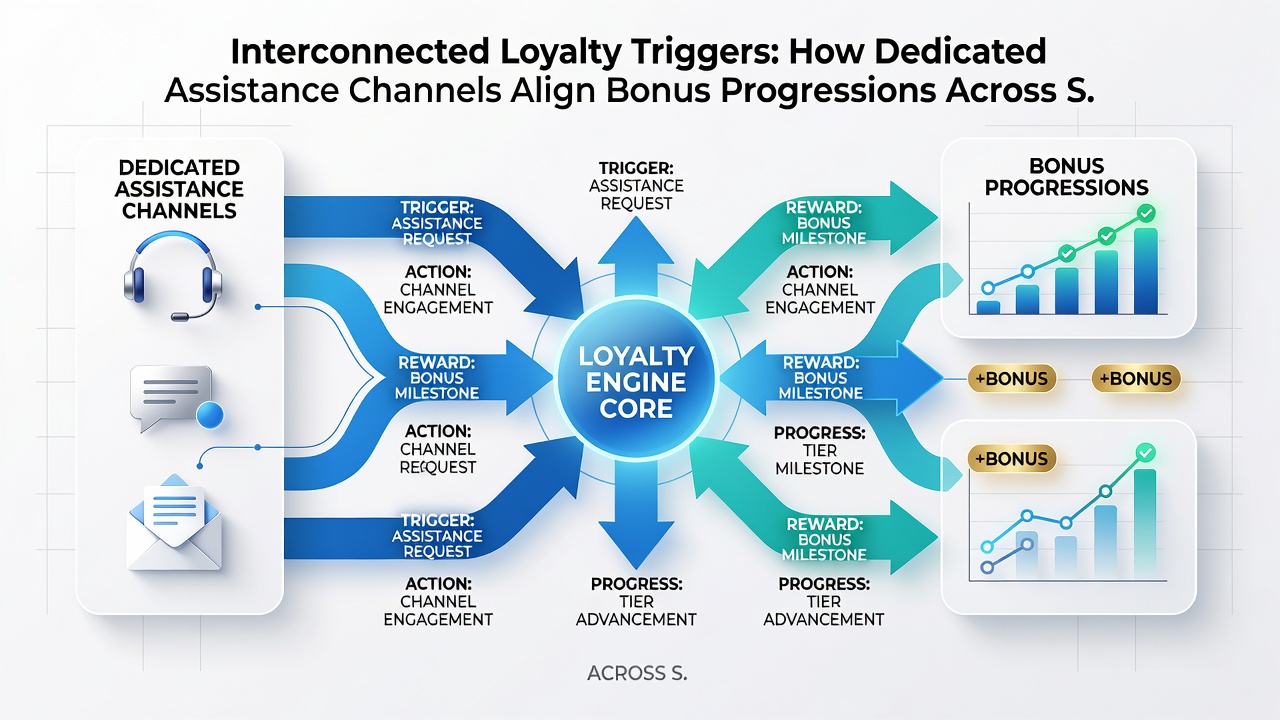 Support dashboard displaying real-time bonus alignment across mobile gaming verticals