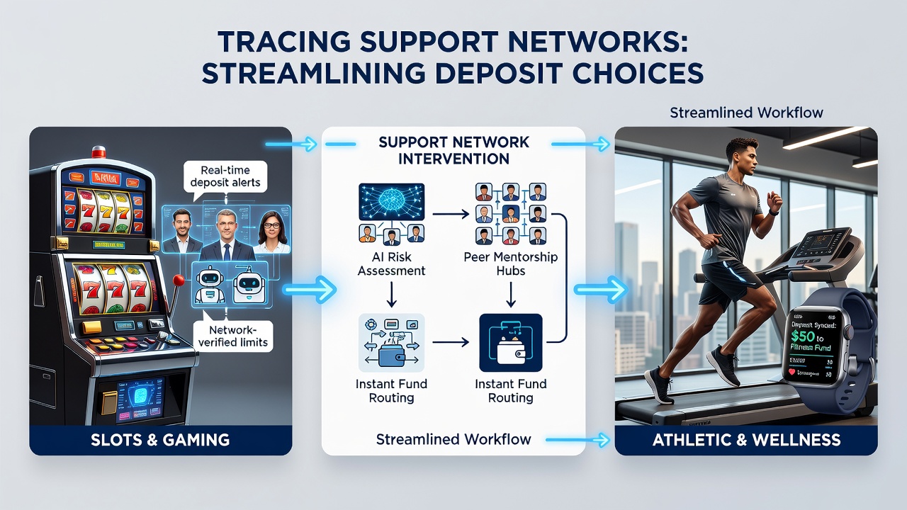 Mobile support interface displaying deposit options during a switch from slots to sports betting
