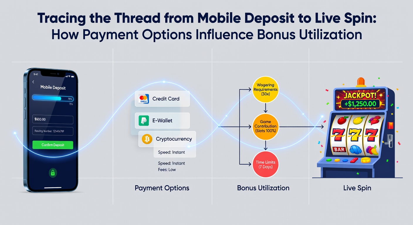 Integrated betting dashboard showing bonus balance flowing between mobile deposit confirmation and live spin results